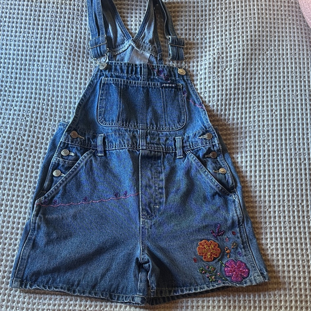 Jordache Blue Denim with Purple Embroidery
